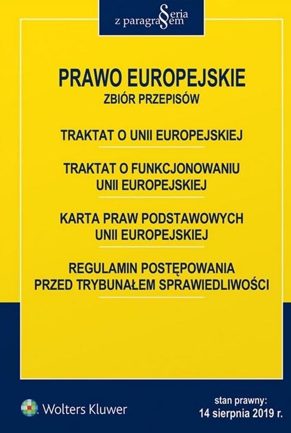 Prawo Europejskie. ZbiĂlr przepisĂlw book