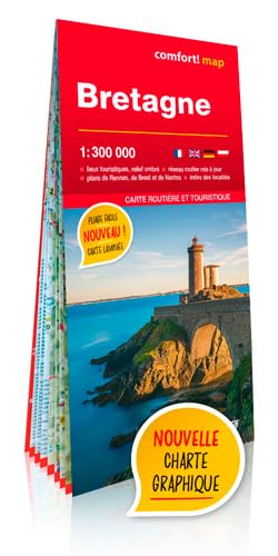 Bretagne 1/300.000 (Carte Grand Format Laminée) Leisure, Home & Garden