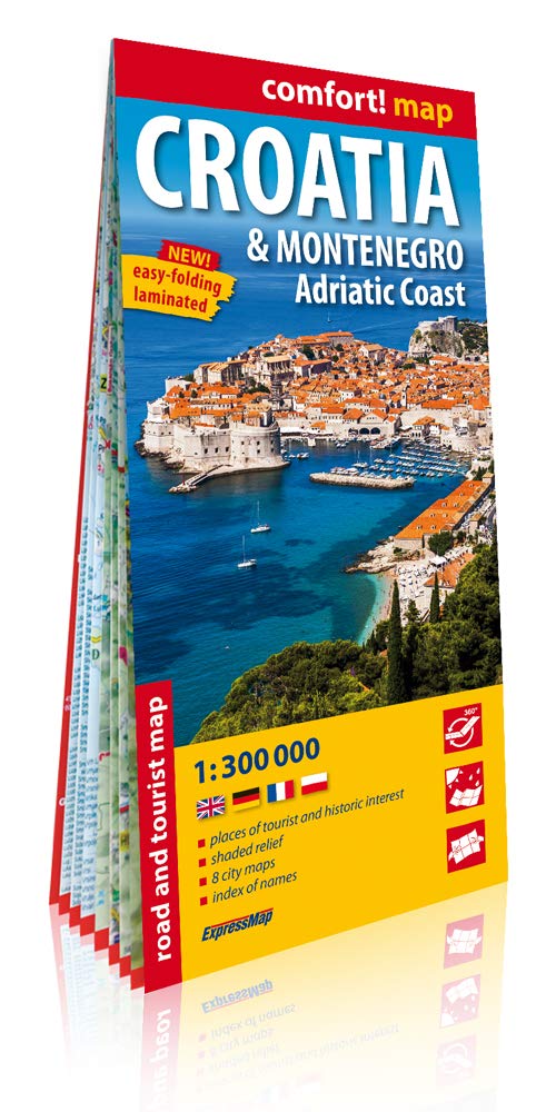 Product Image: Croatia / Montenegro / Adriatic coast (comfort! map)