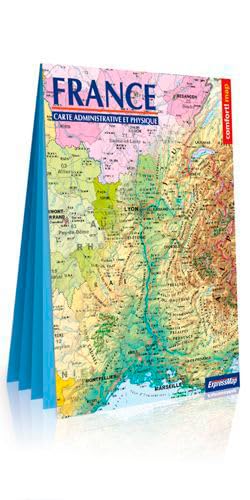 France Physique Et Administrtive (Carte Xxl) Geology & Geography