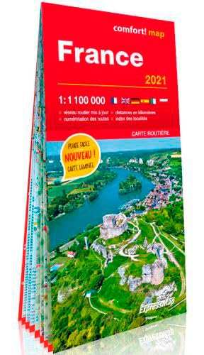 France 2021 1/1M (Carte Grand Format Laminée) book