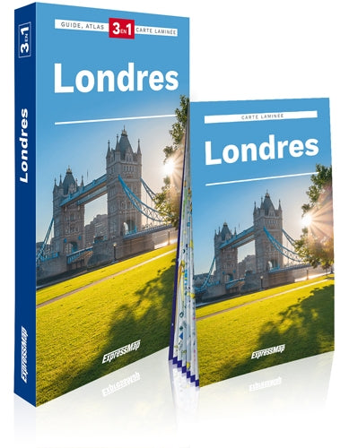 Londres : 3 en 1 : guide, atlas, carte laminée book