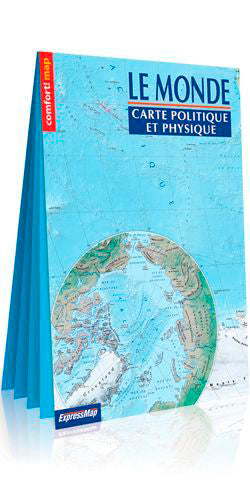 Le monde : carte politique et physique Geology & Geography