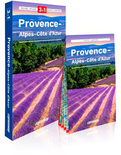 Provence-Alpes-Côte d'Azur : 3 en 1 : guide, atlas, carte laminée book
