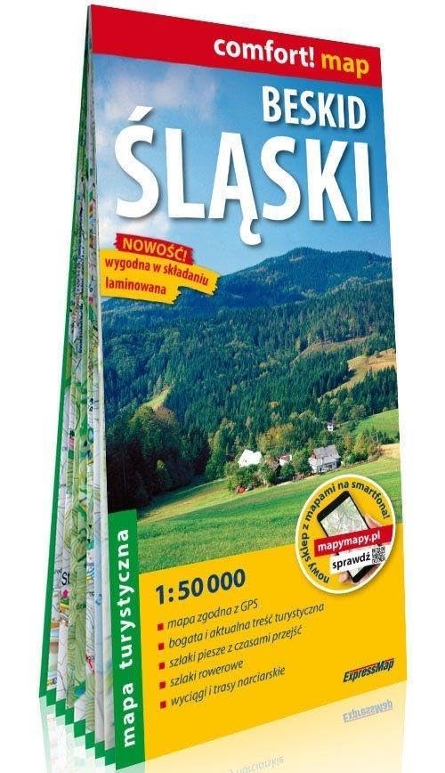 Beskid Śląski laminowana mapa turystyczna 1:50 000 (COMFORT! MAP) Maps & Plans