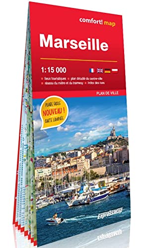 Marseille 1/15.000 (carte grand format laminée, plan de ville) book