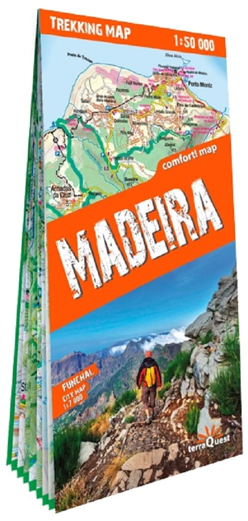Madère 1/50.000 (carte grand format laminée trekking tQ) - Anglais book