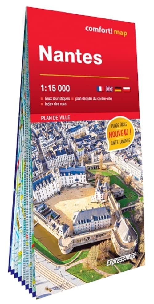 Nantes 1/15.000 (carte grand format laminée - plan de ville) book