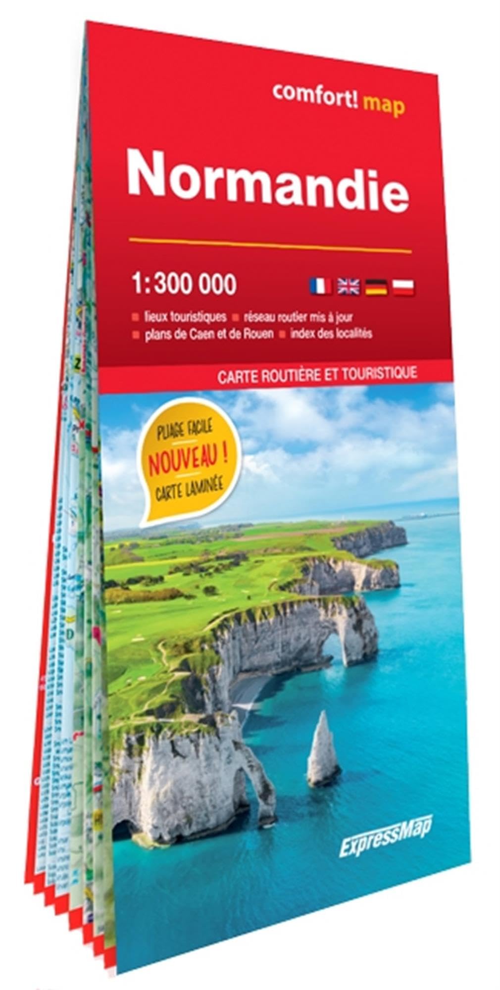 Normandie 1/300.000 (carte grand format laminée) book