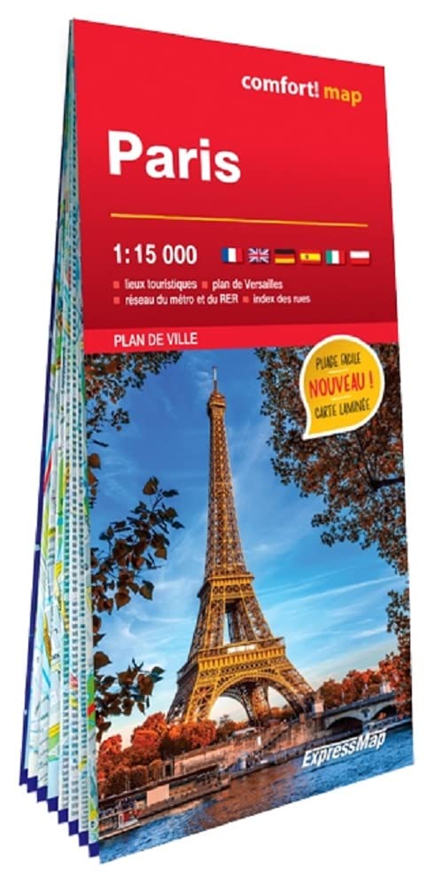 Paris 1/15.000 (carte grand format laminée - plan de ville) book