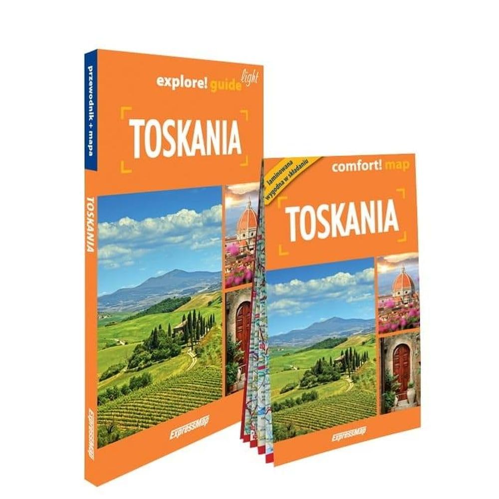 Toskania Licht: przewodnik + mapa Books