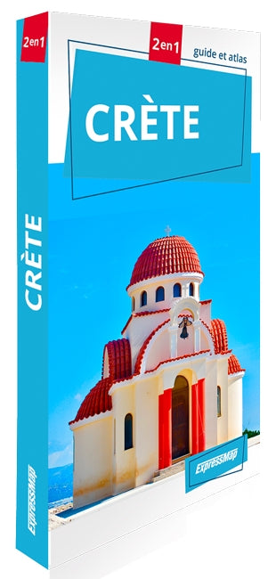 Crète : 2 en 1 : guide et atlas book