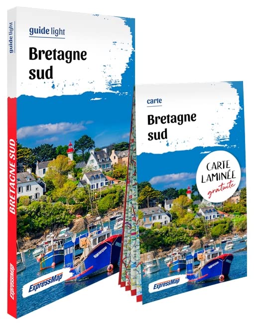 Bretagne sud (guide light): Avec 1 carte laminée 1/330 000 Leisure, Home & Garden
