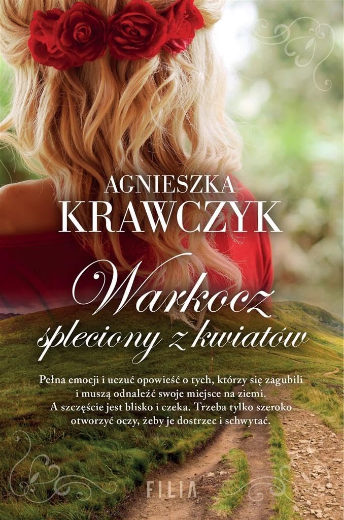 Warkocz spleciony z kwiatów book