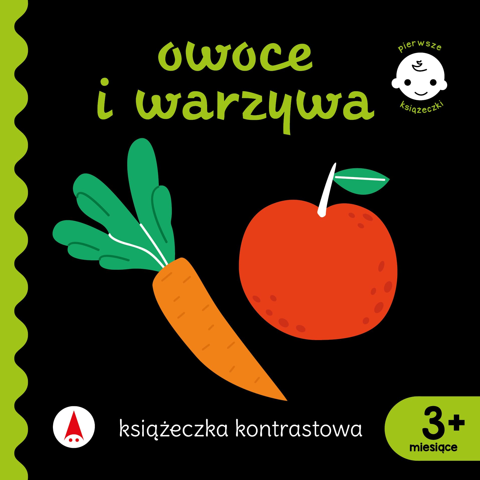 Owoce i warzywa Książeczka kontrastowa Books
