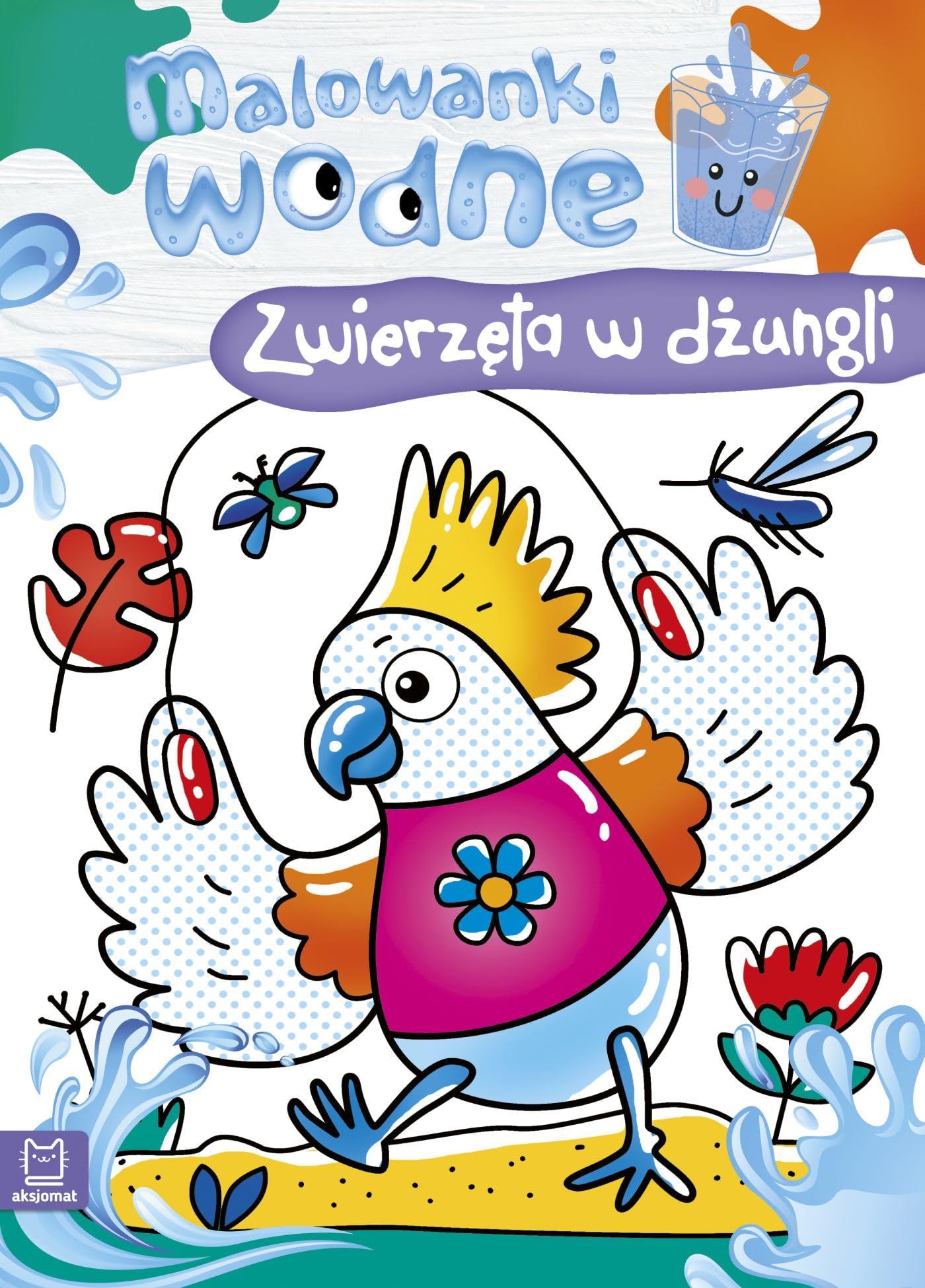 Malowanki wodne Zwierzęta w dżungli Books