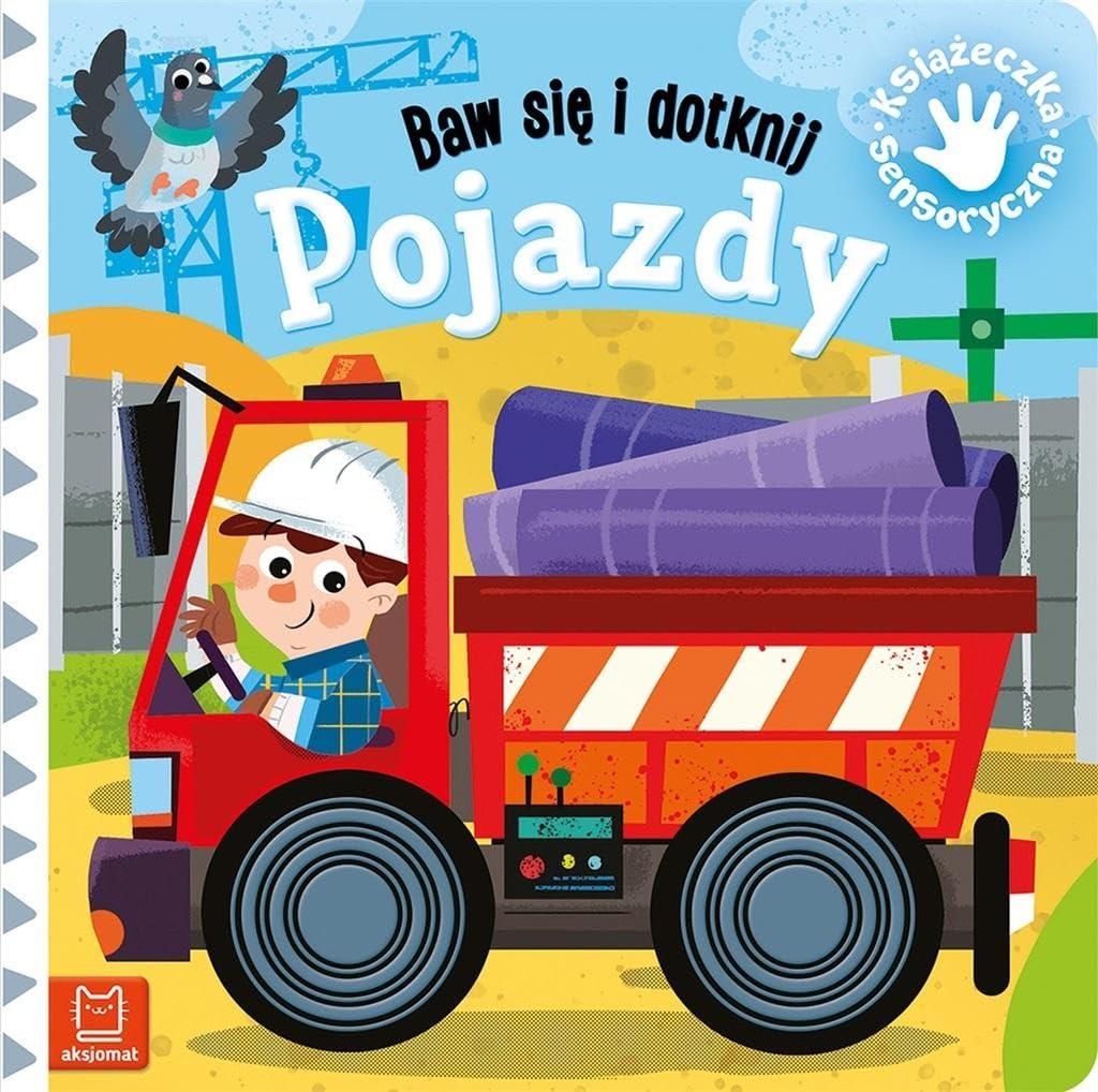Baw się i dotknij Pojazdy Książeczka sensoryczna Books