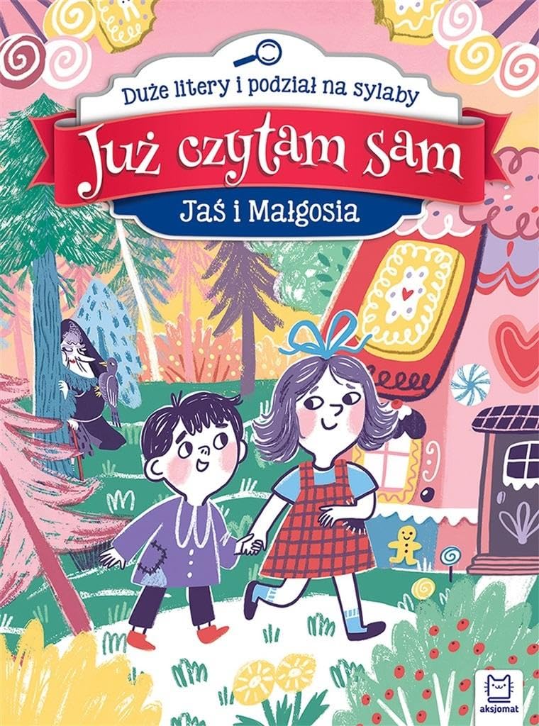 Już czytam sam. Jaś i Małgosia.: Duże litery i podził na sylaby book