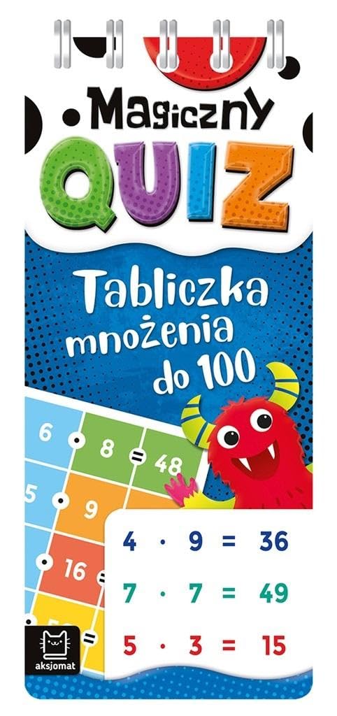 Magiczny quiz Tabliczka mnożenia do 100 Books