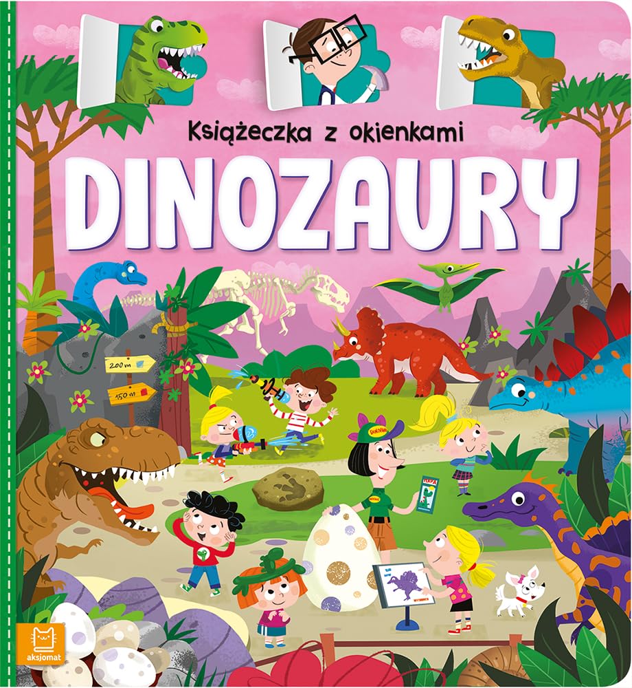 Książeczka z okienkami Dinozaury Books