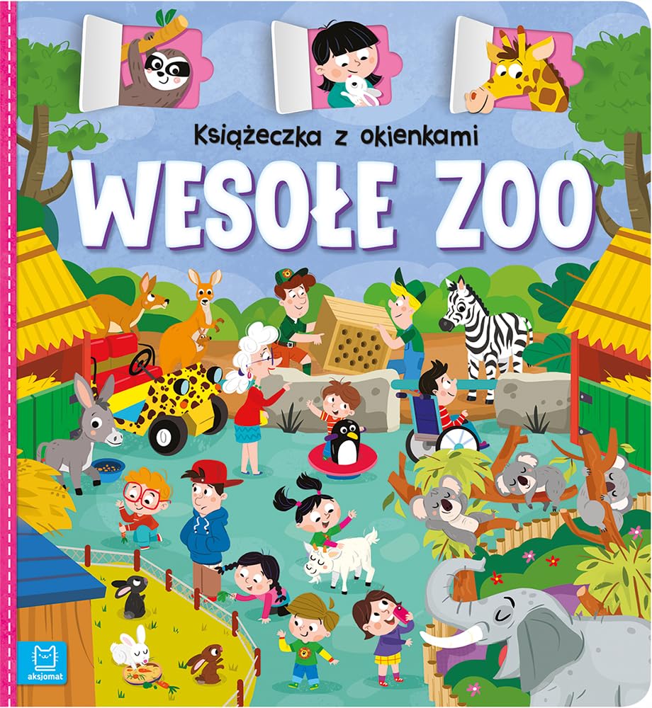 Książeczka z okienkami. Wesołe zoo Books