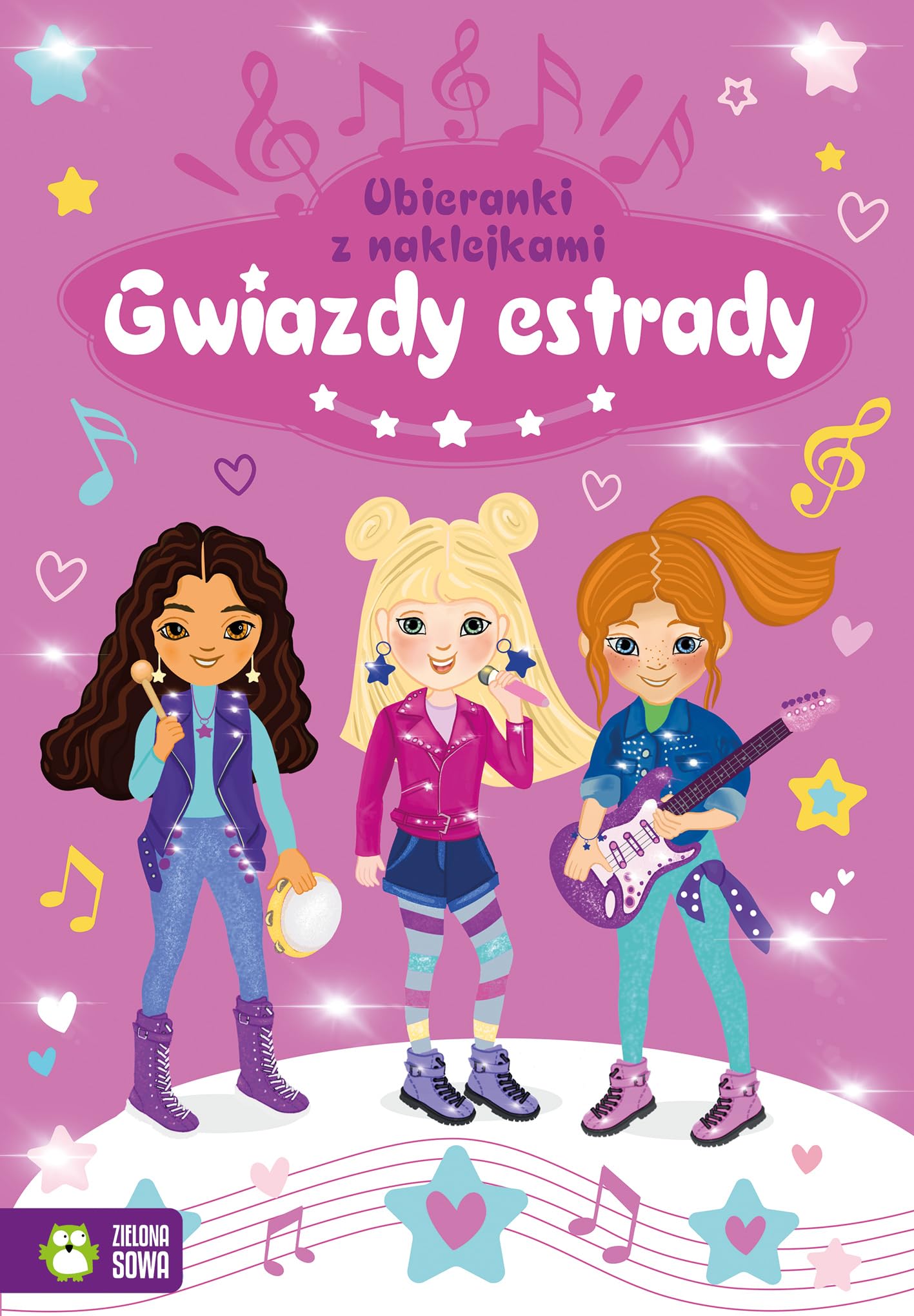 Ubieranki z naklejkami Gwiazdy estrady Books