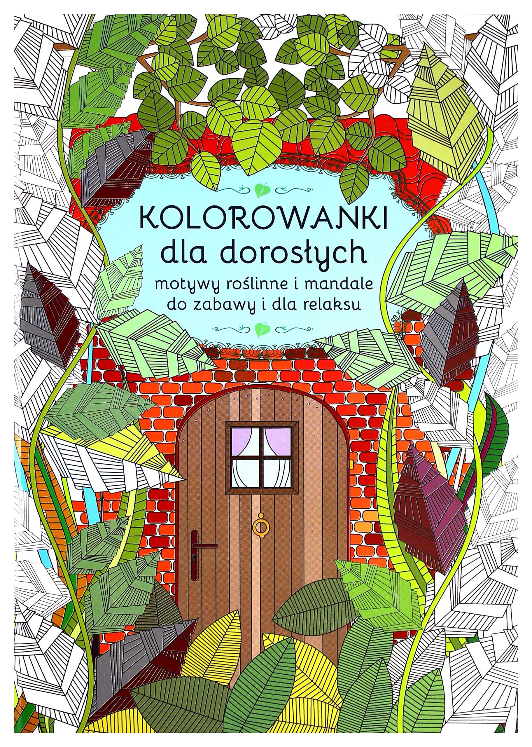 Kolorowanki dla dorosłych: motywy roślinne i mandale do zabawy i dla relaksu Books