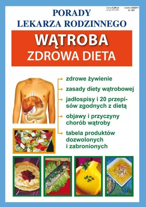 Wątroba Zdrowa dieta: Porady Lekarza Rodzinnego 167 Books
