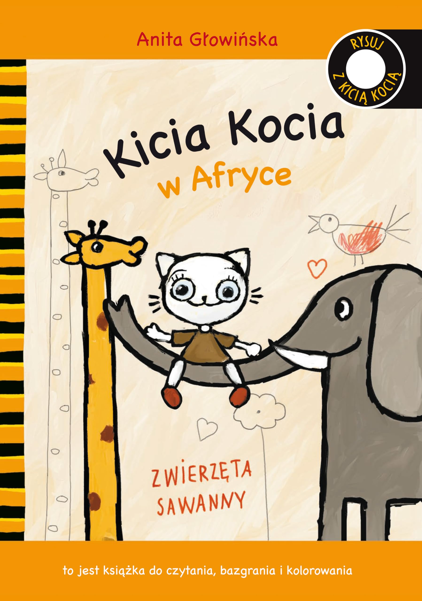 Kicia Kocia w Afryce Kolorowanka Books