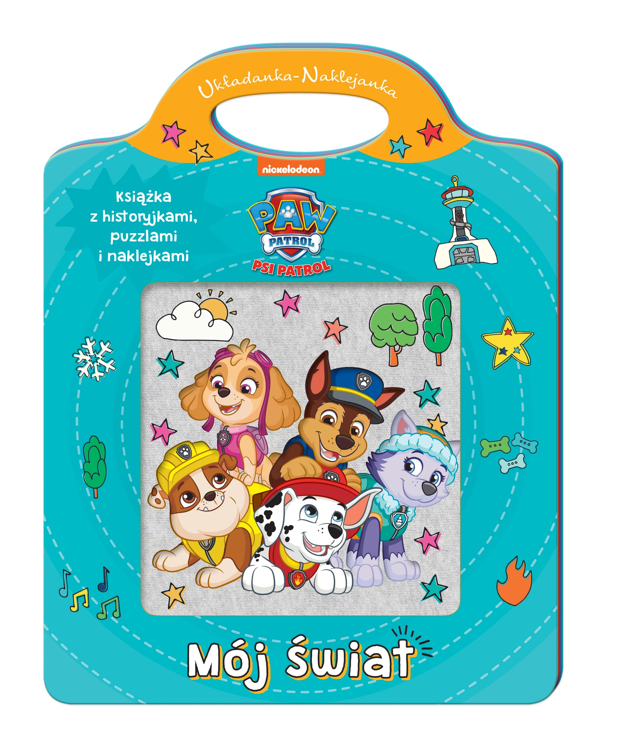 Psi Patrol. Układanka-Naklejanka. Mój świat Tiptoi & Games