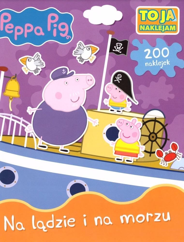 Świnka Peppa- 200 naklejek Books
