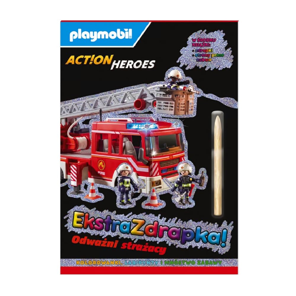 Playmobil Action Heroes Ekstrazdrapka Odważni strażacy book