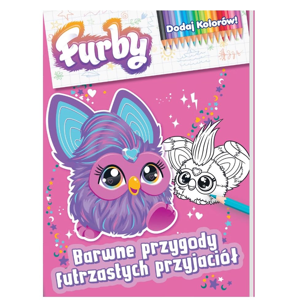 Furby. Dodaj kolorów. Barwne przygody futrzastych przyjaciół Books