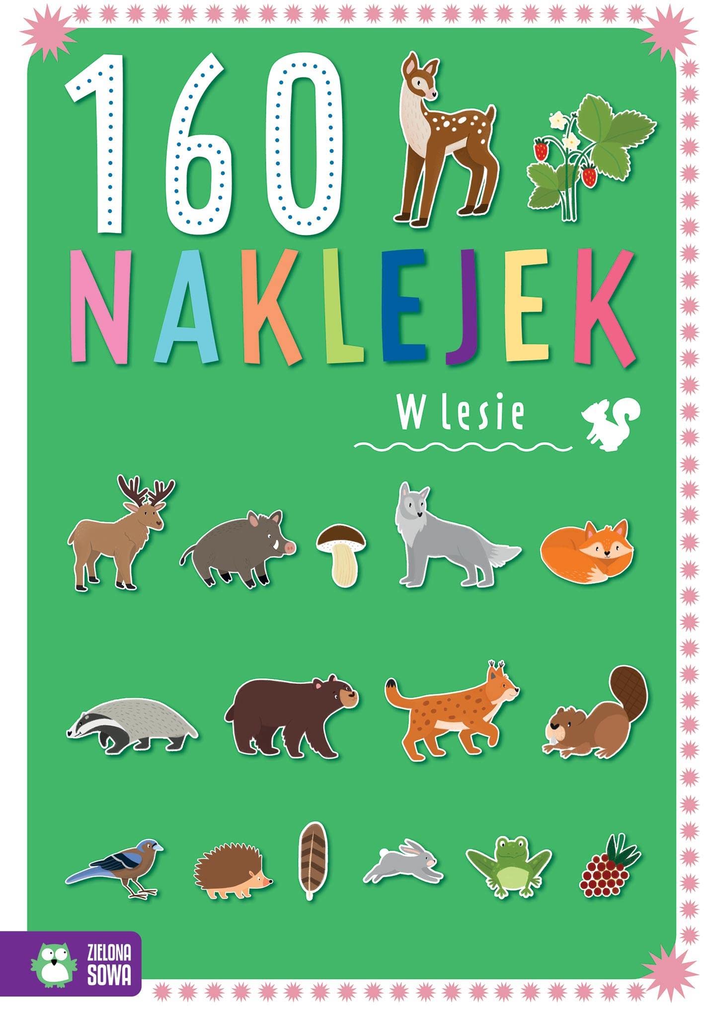 160 naklejek W lesie Books