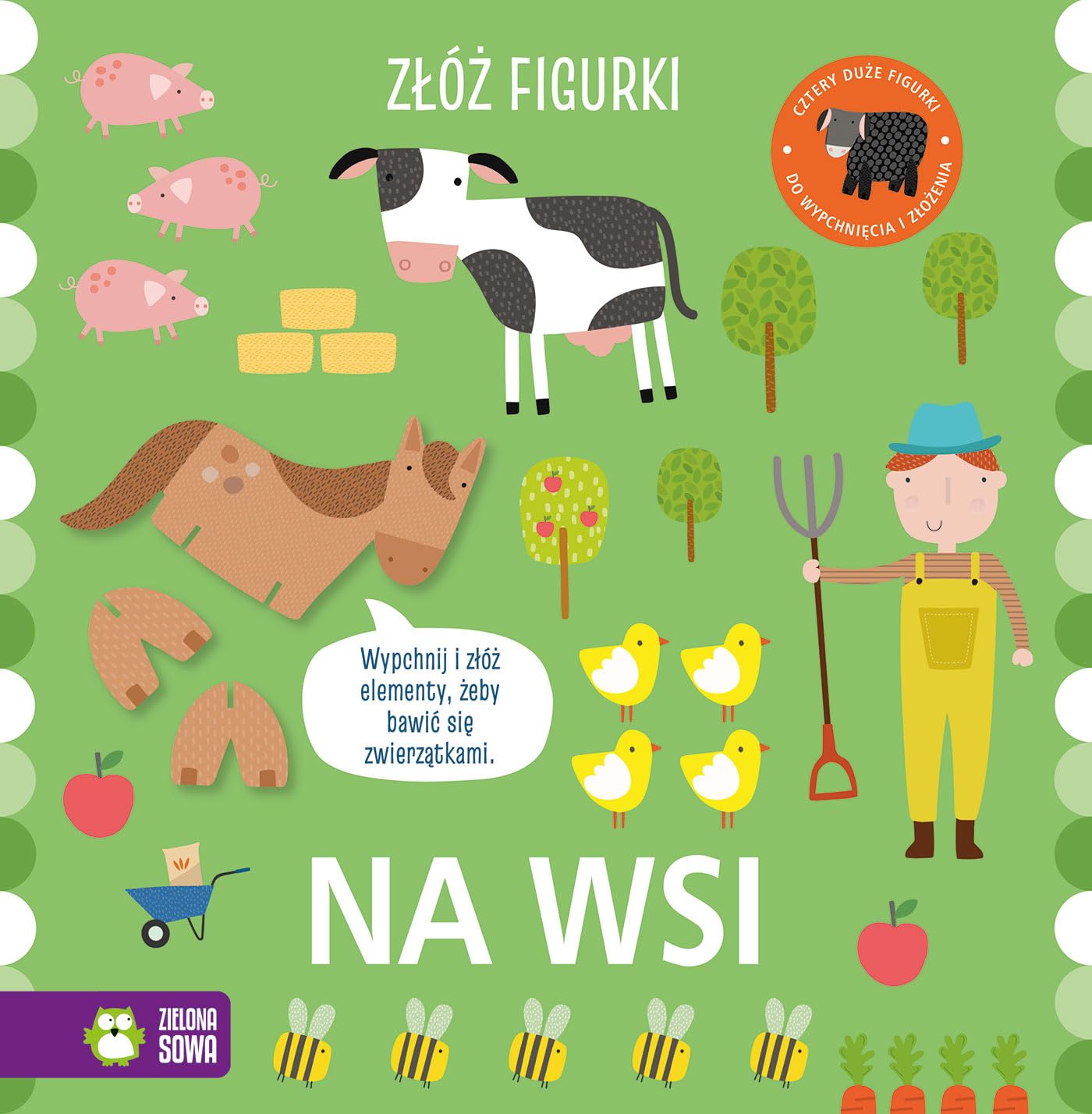 Złóż figurki. Na wsi Books