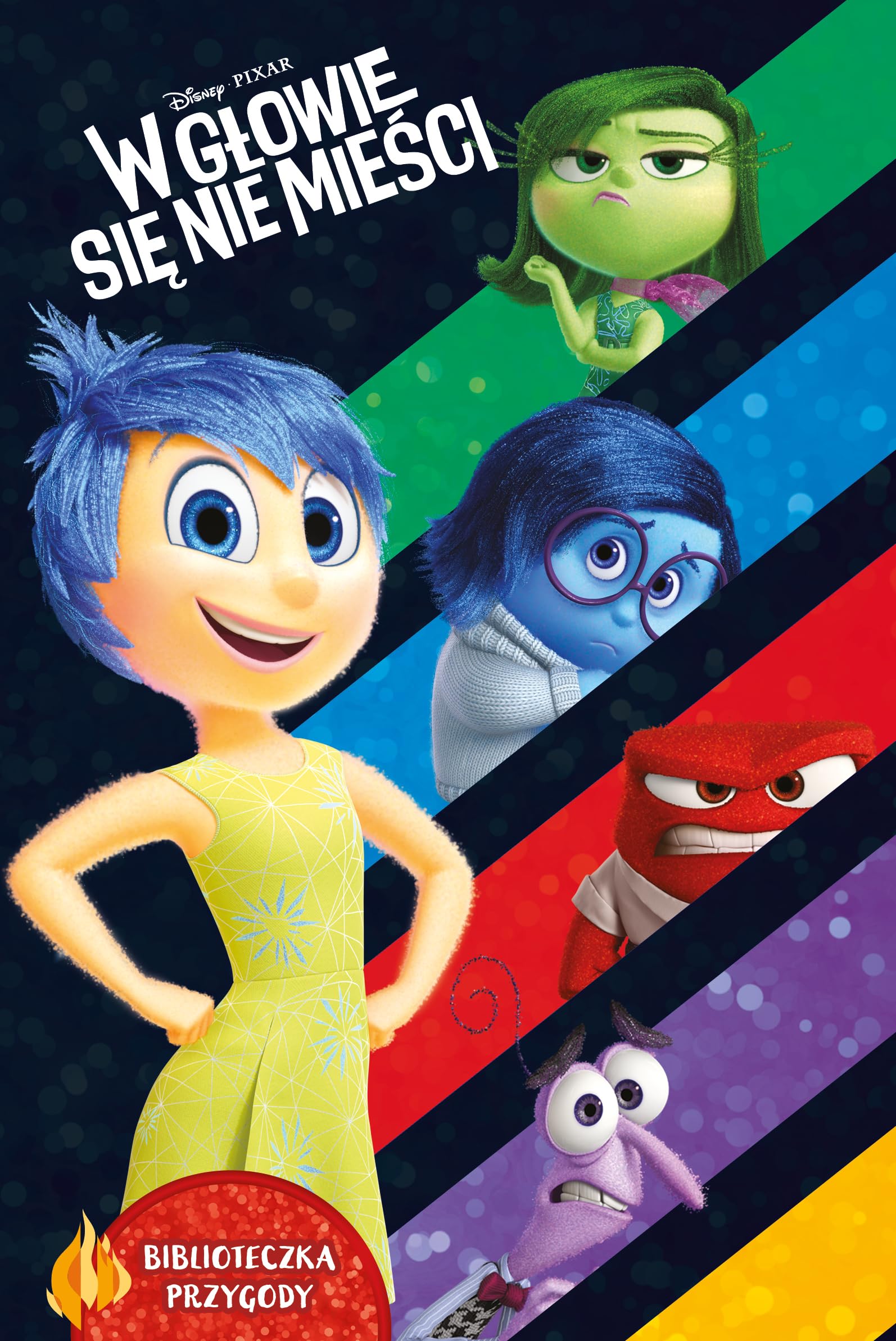 W głowie się nie mieści. Biblioteczka przygody. Disney Pixar book