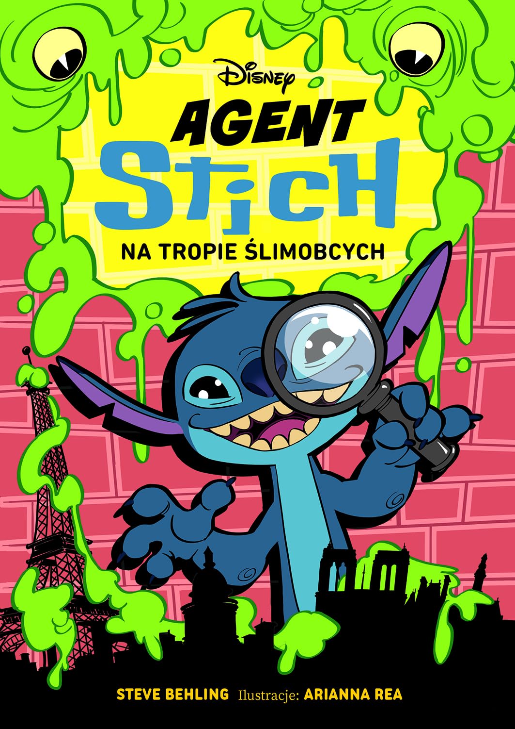 Agent Stich na tropie ślimobcych Disney book