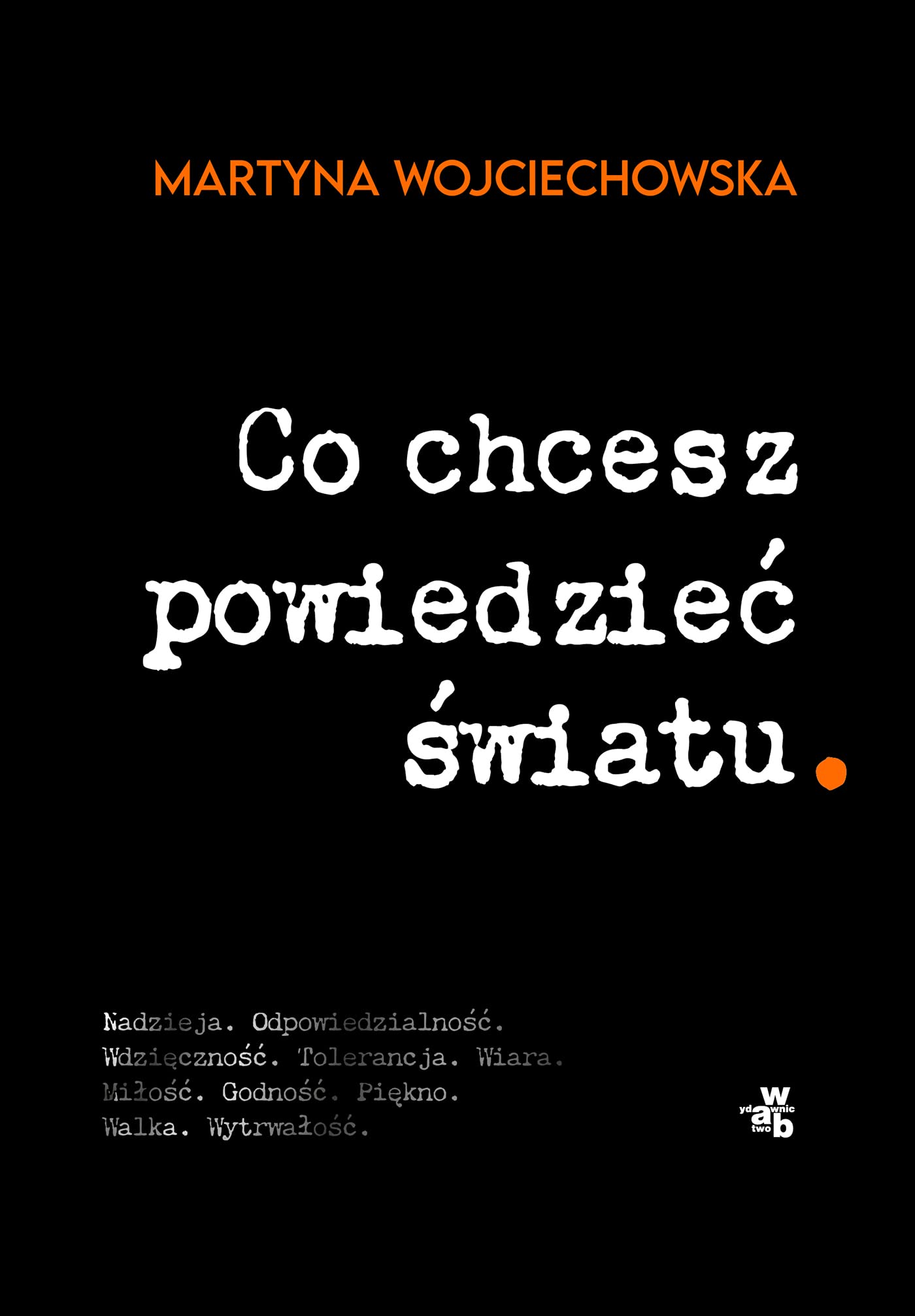 Co chcesz powiedzieć światu. Books