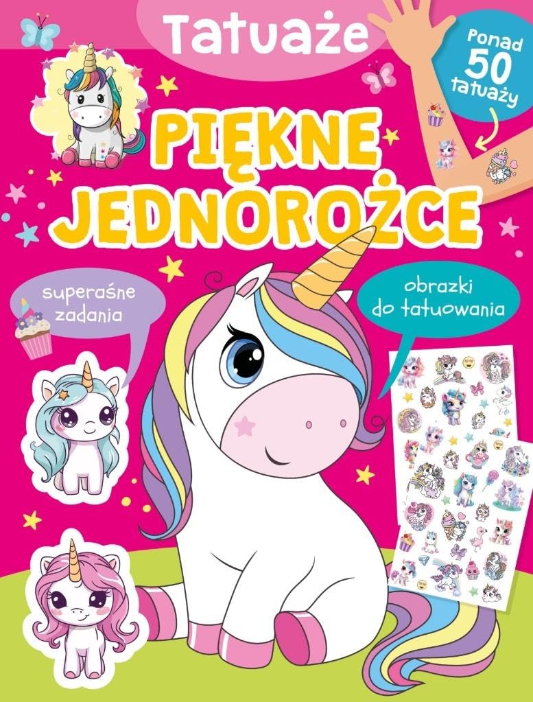 Tatuaże Piękne jednorożce Books