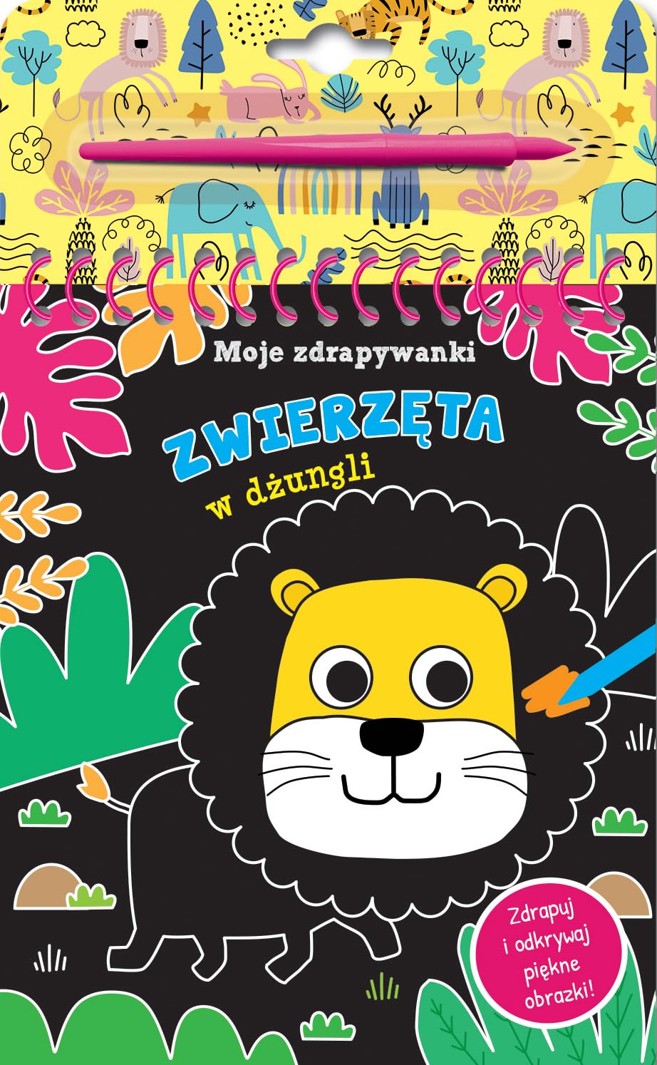 Moje zdrapywanki. Zwierzęta w dżungli Books