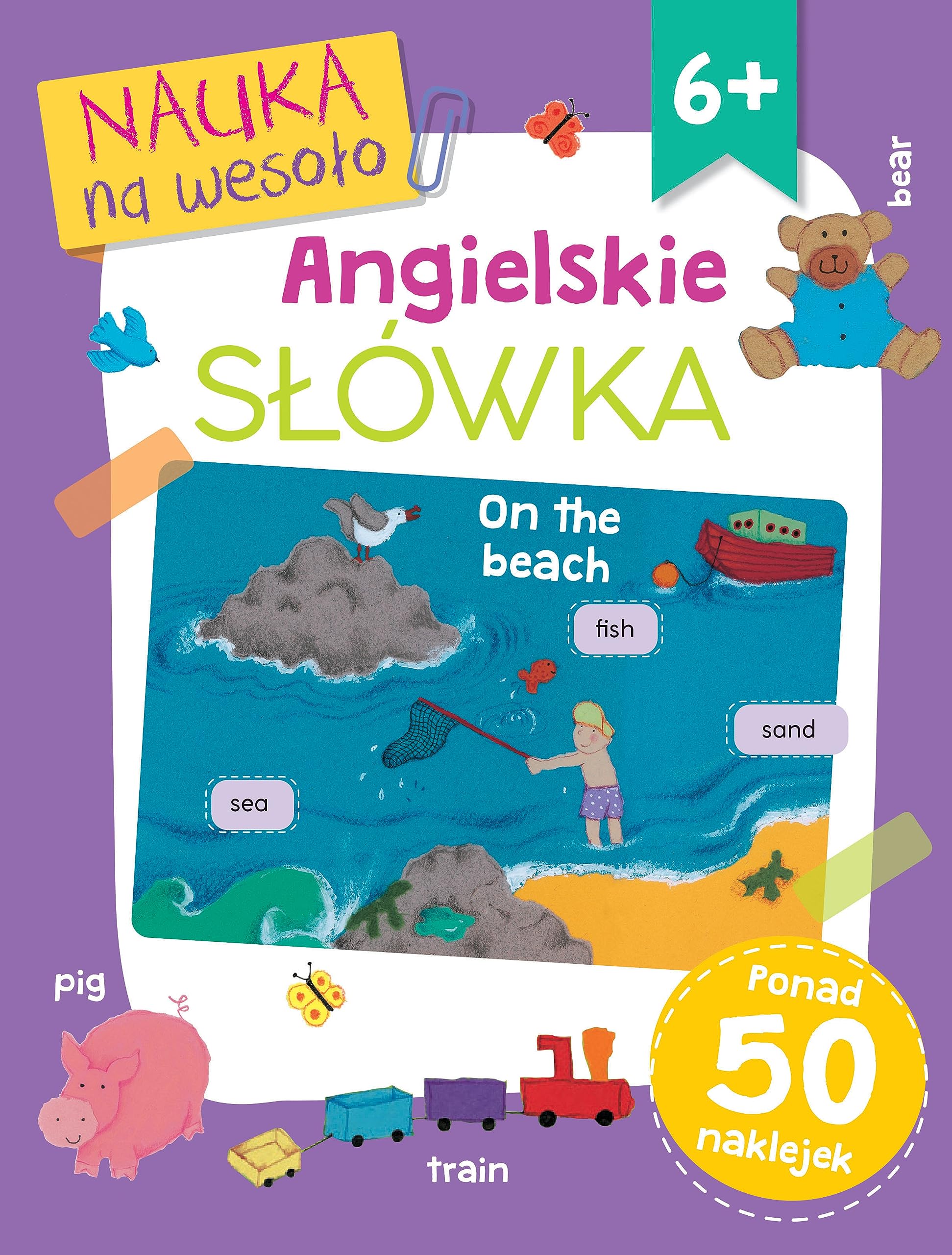 Nauka na wesoło. Angielskie słówka 6+ (NAUKA NA WESOŁO. ĆWICZENIA I ZADANIA) Books