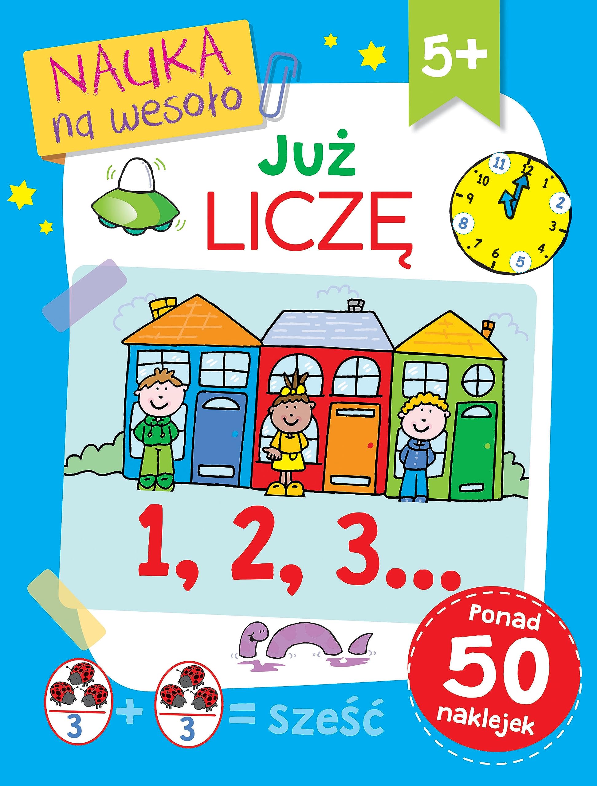 Nauka na wesoło. Już liczę 5+ (NAUKA NA WESOŁO. ĆWICZENIA I ZADANIA) Books