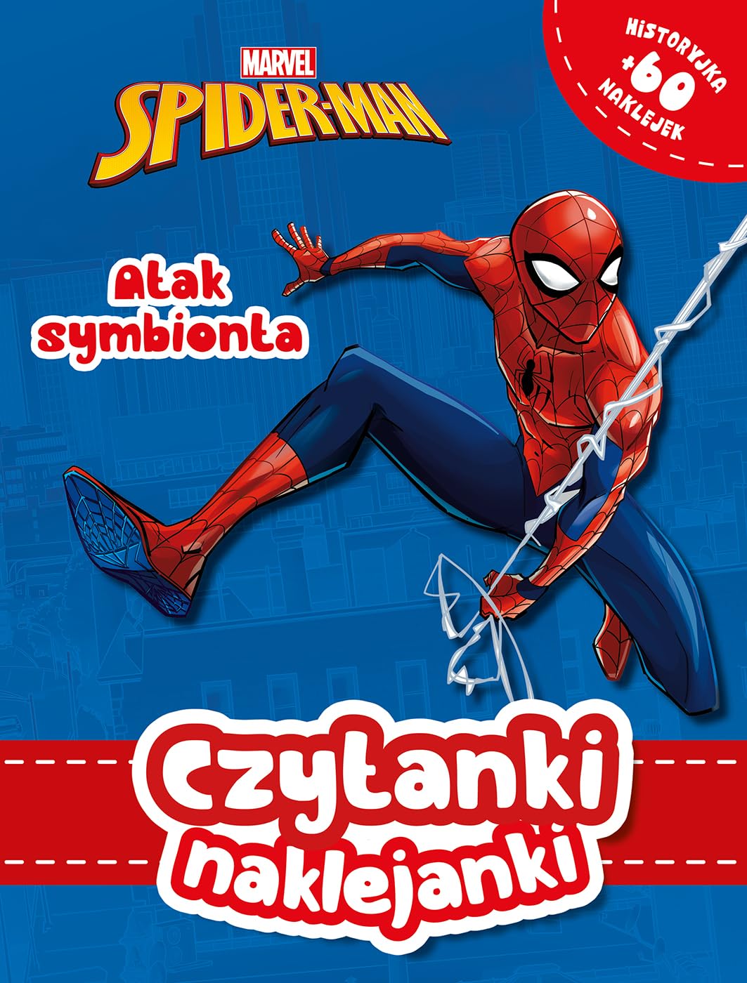 Czytanki naklejanki. Atak symbionta. Marvel Spider-Man Books