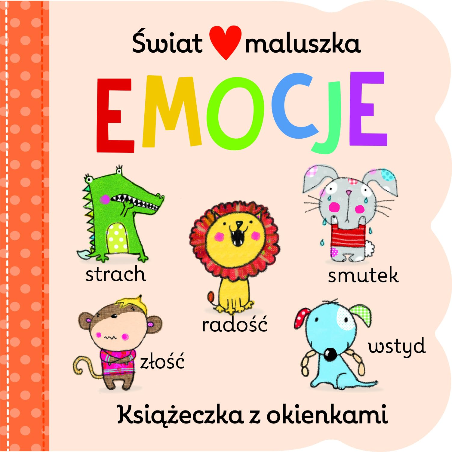 Świat maluszka Emocje Książeczka z okienkami (KSIĄŻKA Z OKIENKAMI) Books