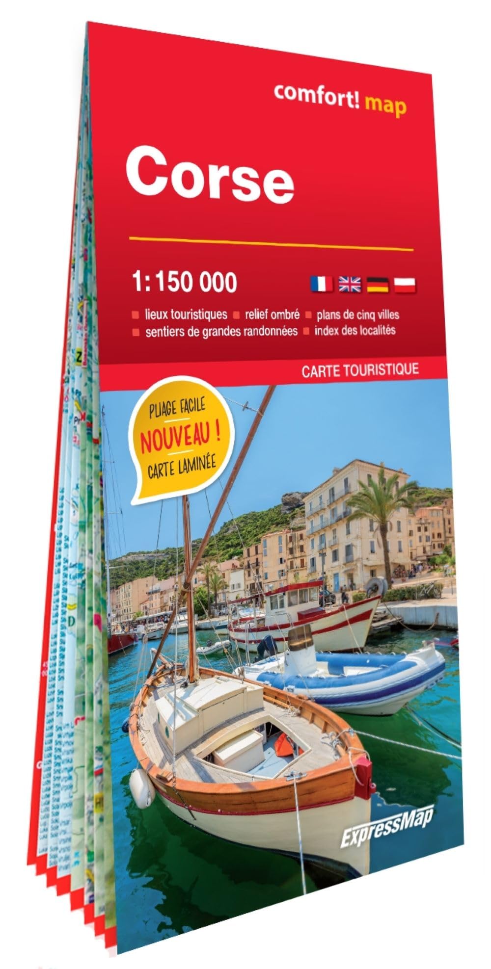 Product Image: Corse 1/150.000 (carte grand format laminée)