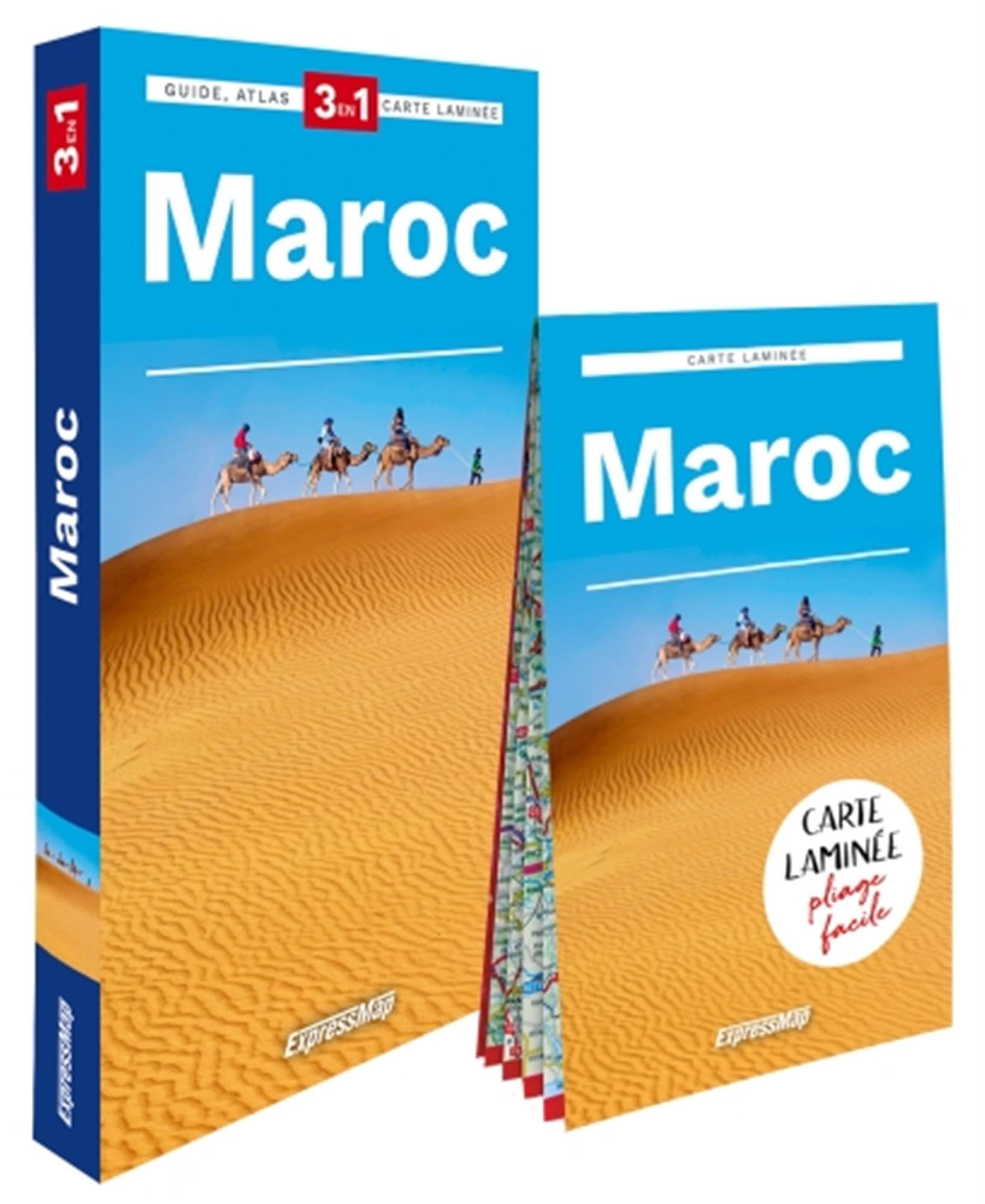Maroc: Guide + Atlas + Carte laminée. 1/1 500 000 (explore! guide 3in1) Geology & Geography