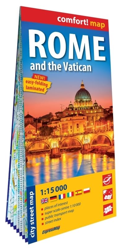 Rome et le Vatican 1/15.000 (carte grand format laminée - plan de ville) book