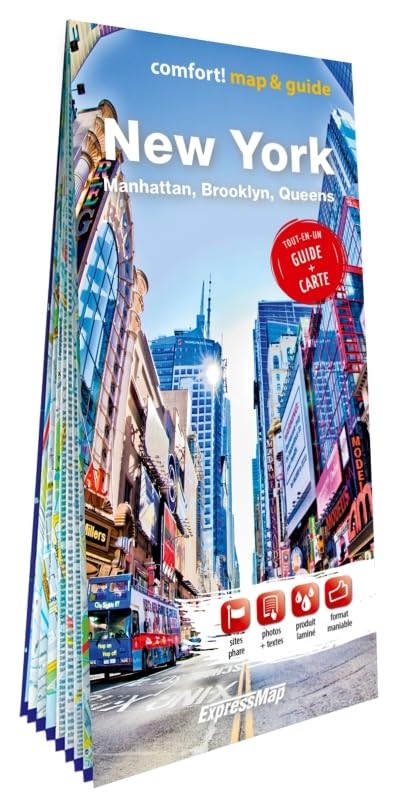 New York 1/70.000, 1/15.000 (map&guide XL / carte et guide XL, laminée - plan de ville) book
