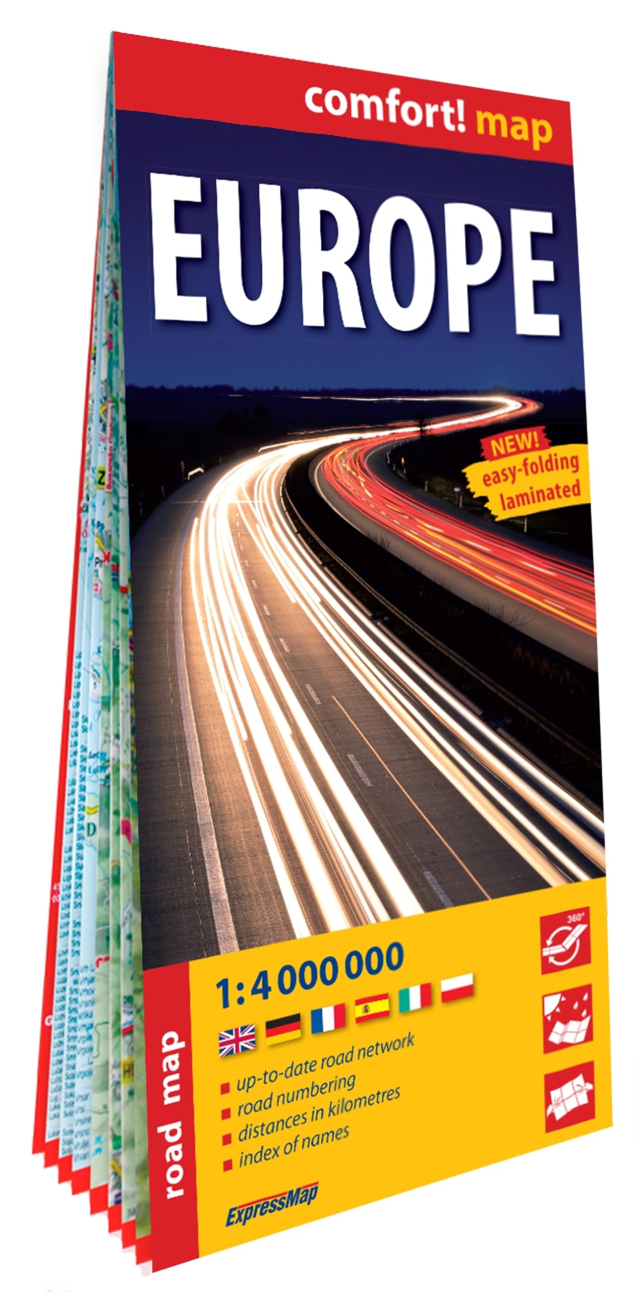 Europe 1/4.000.000 (carte grand format laminée) book