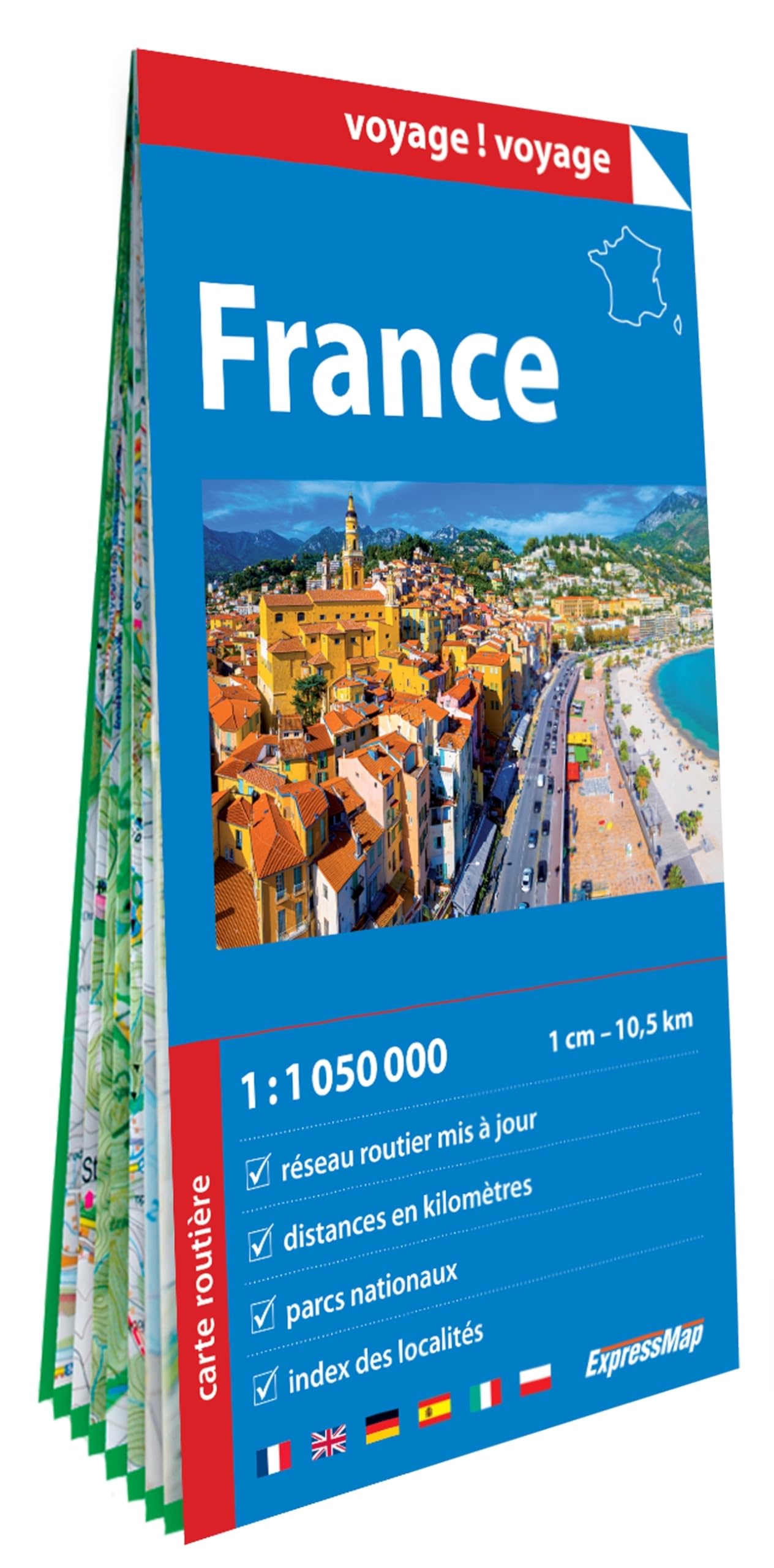 France 1/1.050.000 (carte grand format en papier) book